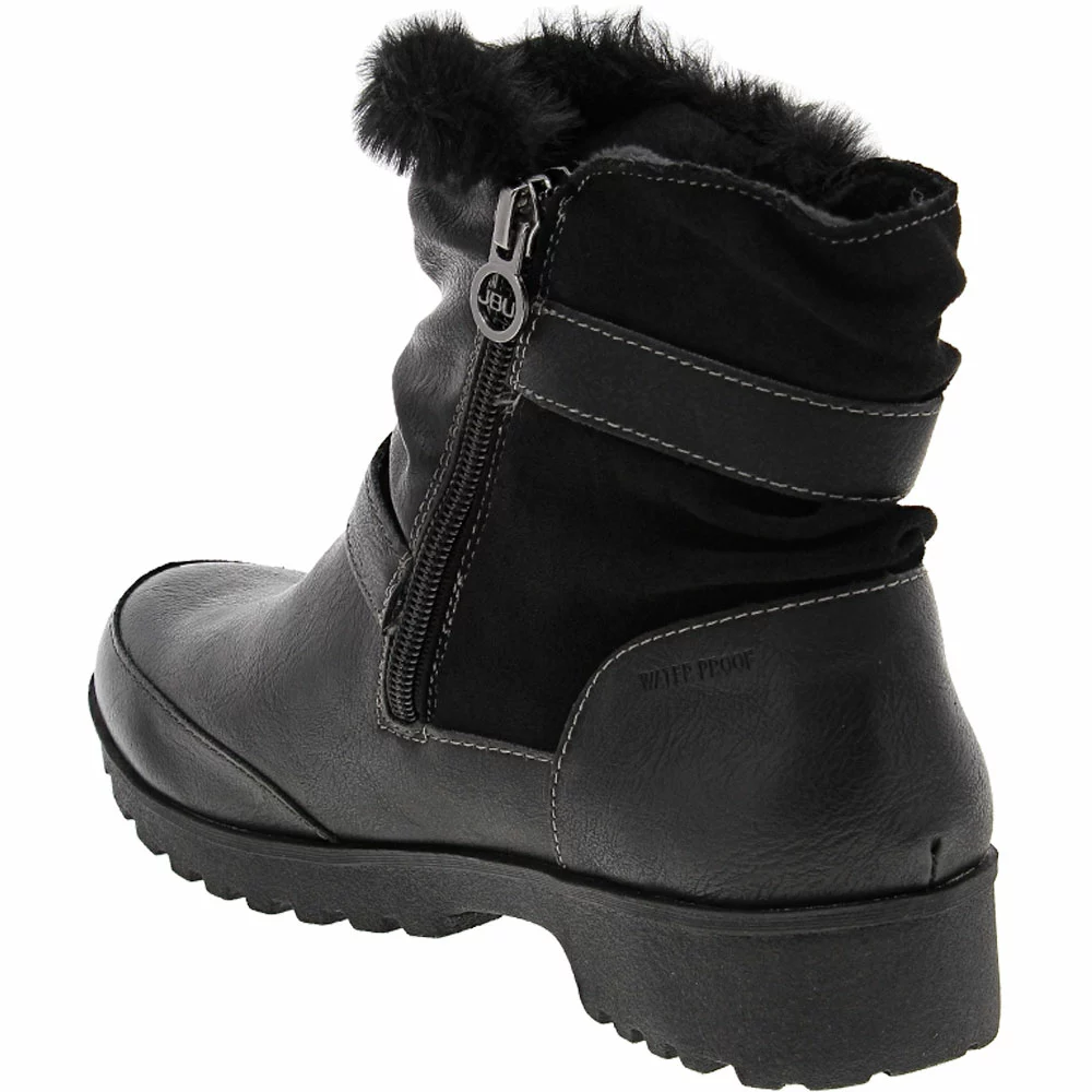 JBU Indiana Womens Water-Resistant Winter Boots Black - Image 3