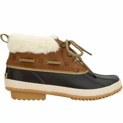 JBU Maria Waterproof Womens Duck Boots Brown