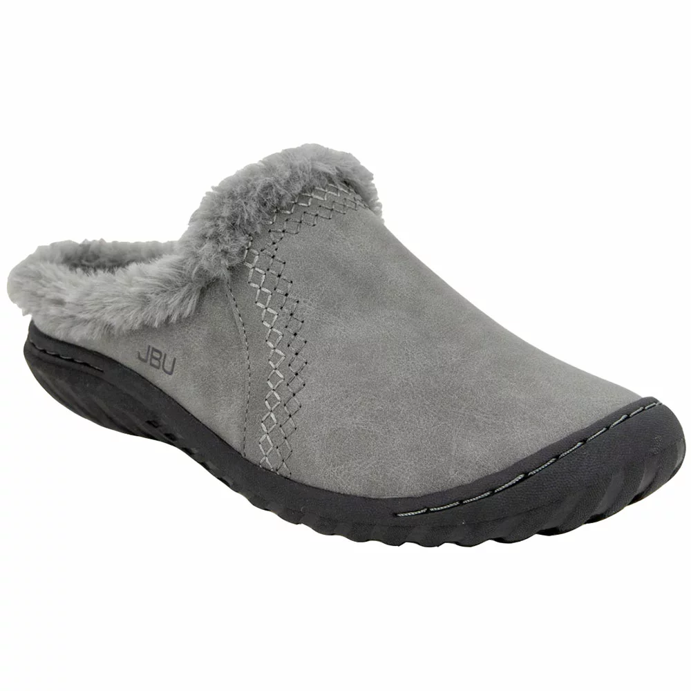 JBU Willow Slide Slip On Casual Shoes - Womens Grey
