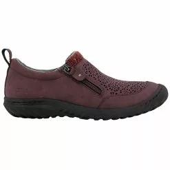 JBU Amber Slip On Casual Shoes - Womens Burgundy