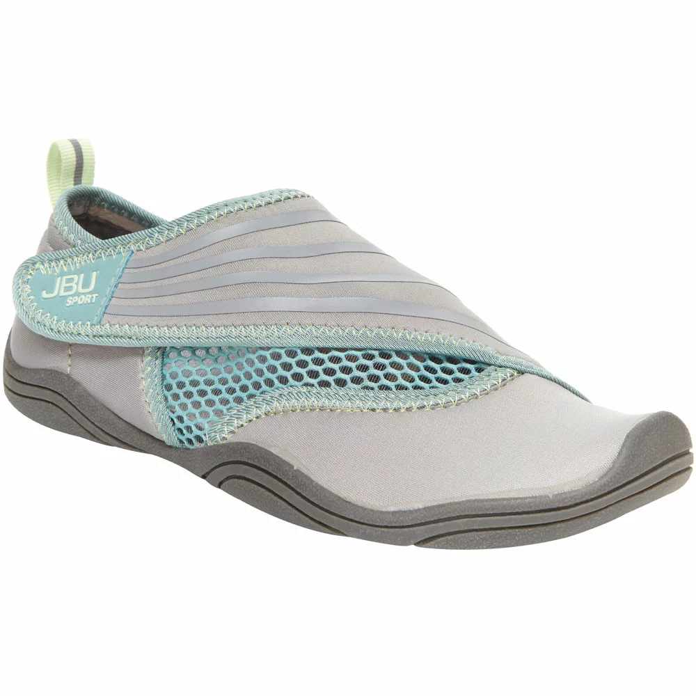 JBU Ariel Water Ready Water Shoes - Womens Light Grey Teal - Image 2