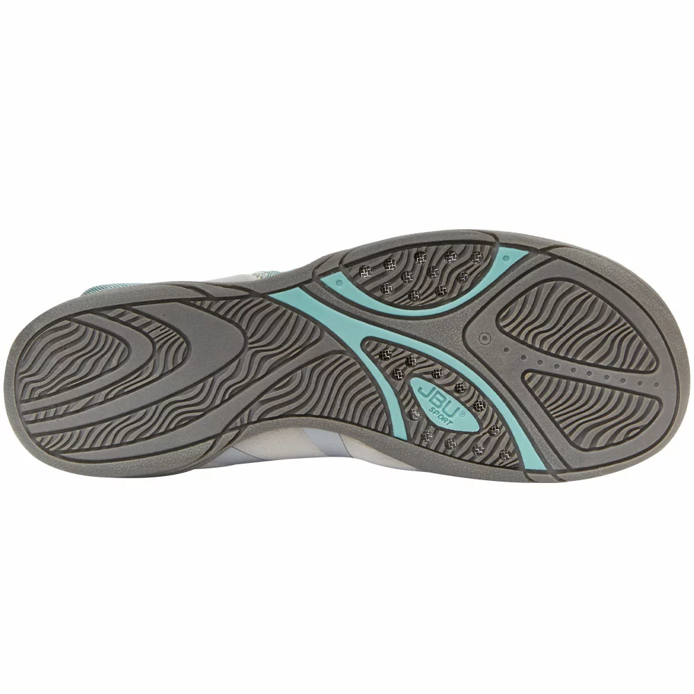 JBU Ariel Water Ready Water Shoes - Womens Light Grey Teal - Image 4