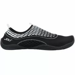 JBU Fin Water Ready Womens Water Shoes Black White Print