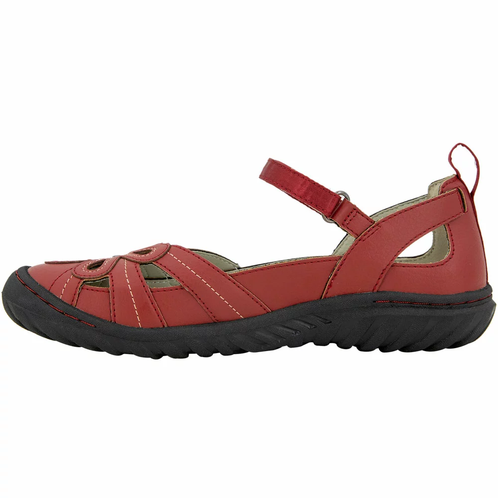JBU Magnolia Mary Jane Casual Shoes - Womens Red - Image 3