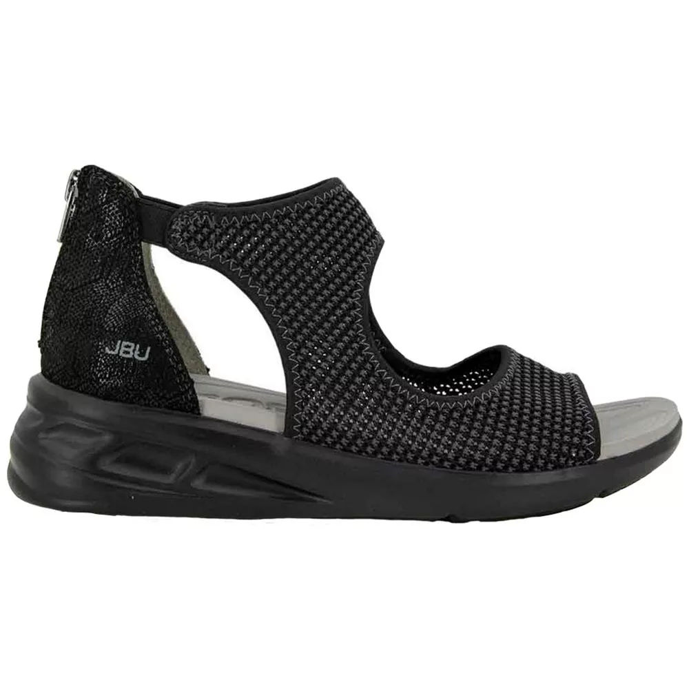 JBU Margot Sandals - Womens Black Snake
