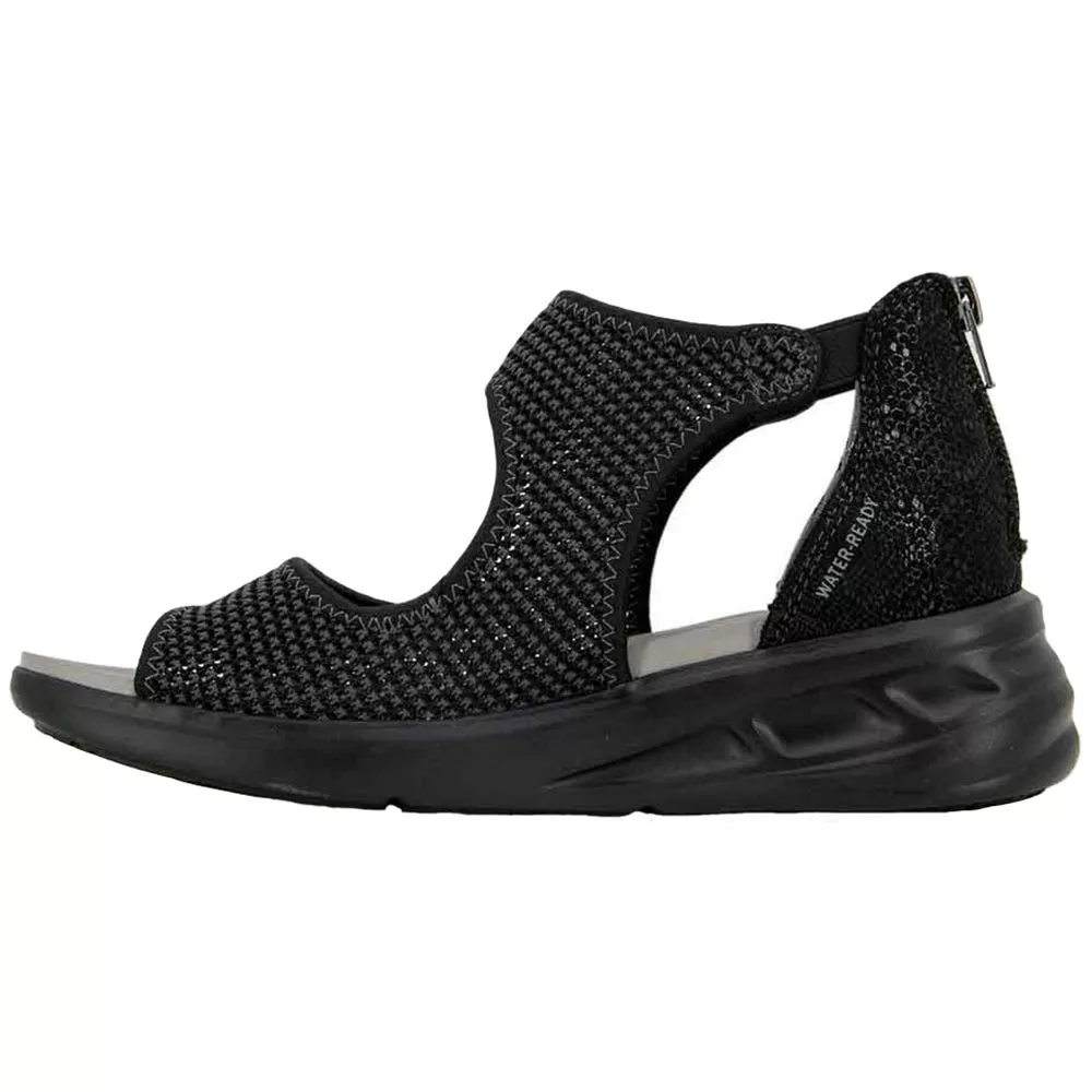 JBU Margot Sandals - Womens Black Snake - Image 3