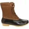 JBU Maplewood Womens Waterproof Duck Boots Chocolate Brown