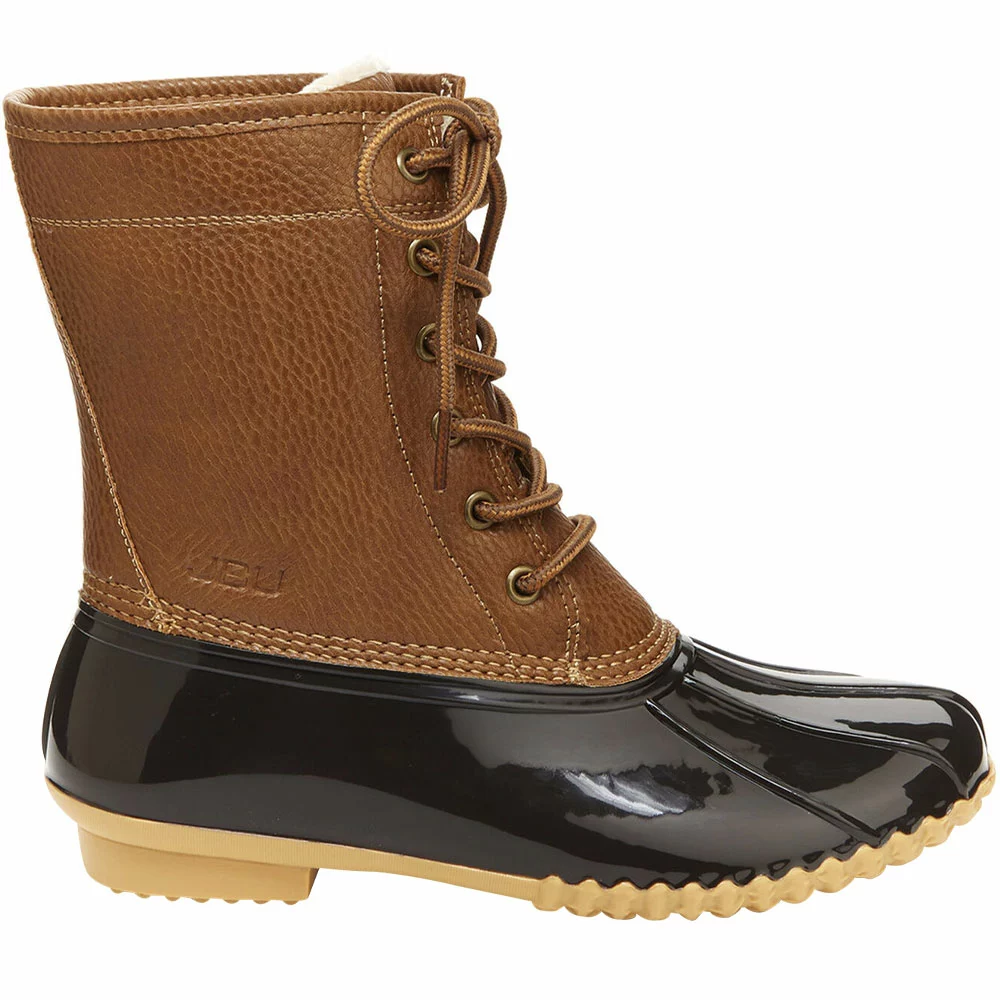 JBU Maplewood Womens Waterproof Duck Boots Chocolate Brown