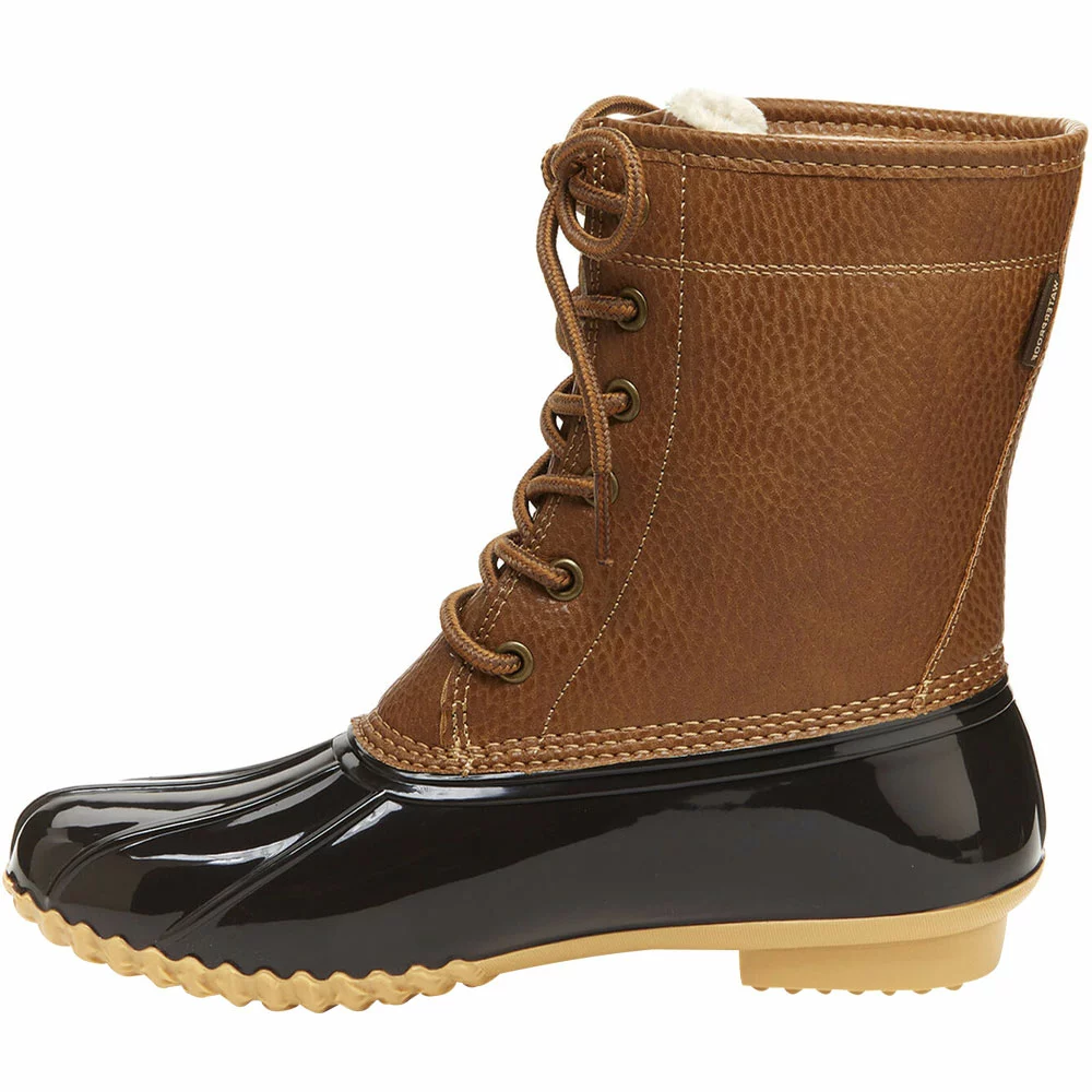 JBU Maplewood Womens Waterproof Duck Boots Chocolate Brown - Image 3