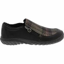 JBU Crimson Slip On Casual Shoes - Womens Black Tan