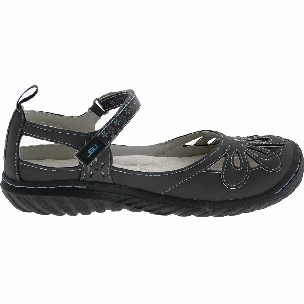 JBU Wildflower Encore Slip On Casual Shoes - Womens Charcoal