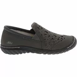 JBU Wildflower Moc Slipon Casual Shoes - Womens Charcoal