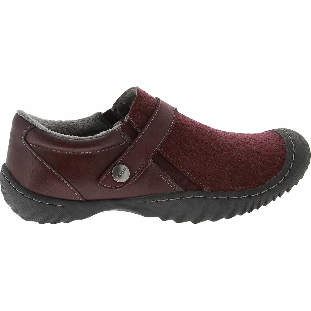 JBU Blair Slip On Casual Shoes - Womens Wine
