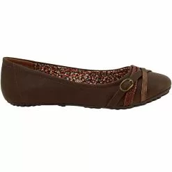 Jellypop Jassinda Slip On Casual Shoes - Womens Dark Brown