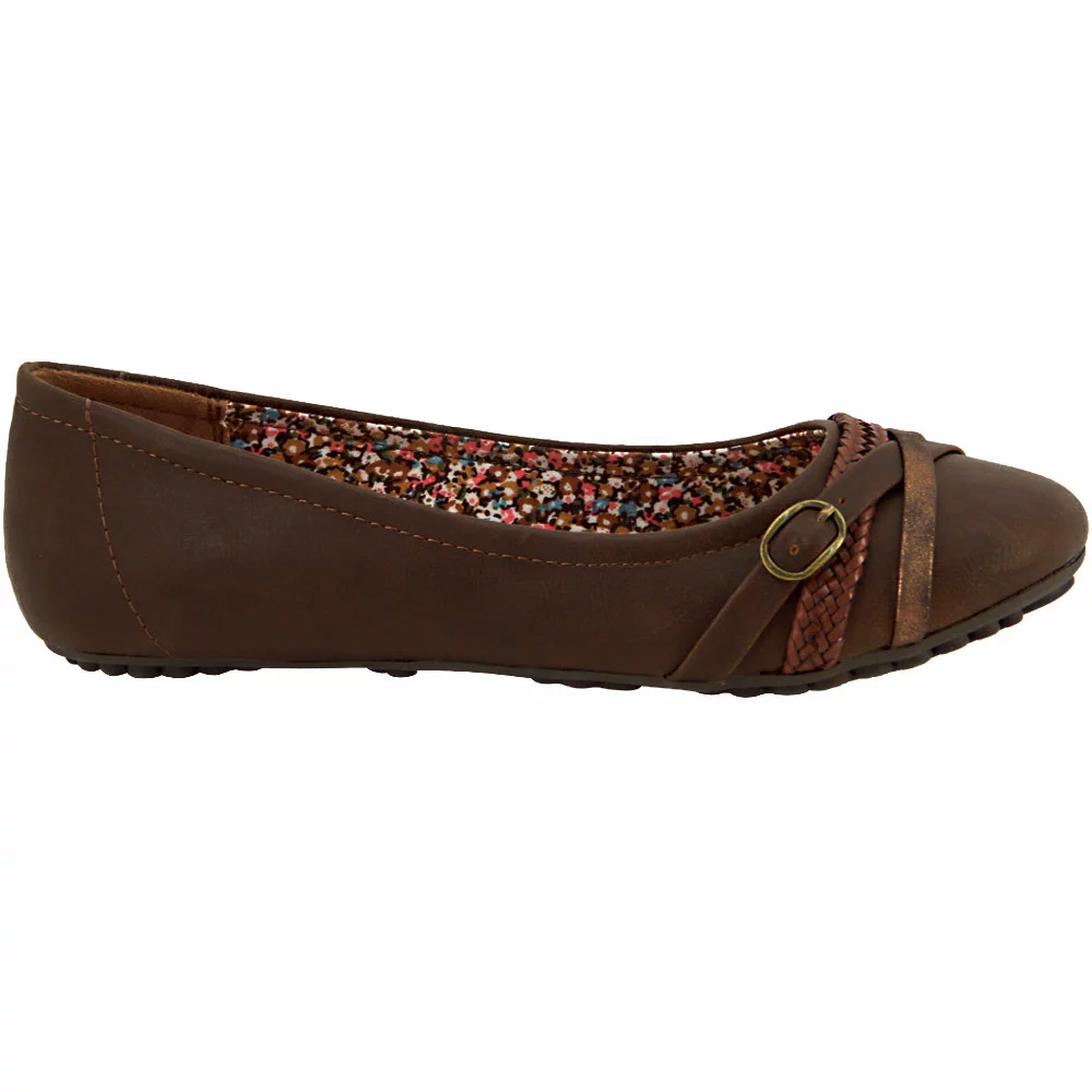 Jellypop Jassinda Slip On Casual Shoes - Womens Dark Brown