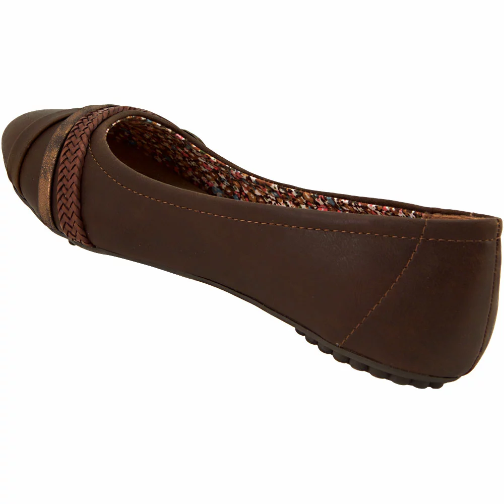 Jellypop Jassinda Slip On Casual Shoes - Womens Dark Brown - Image 3