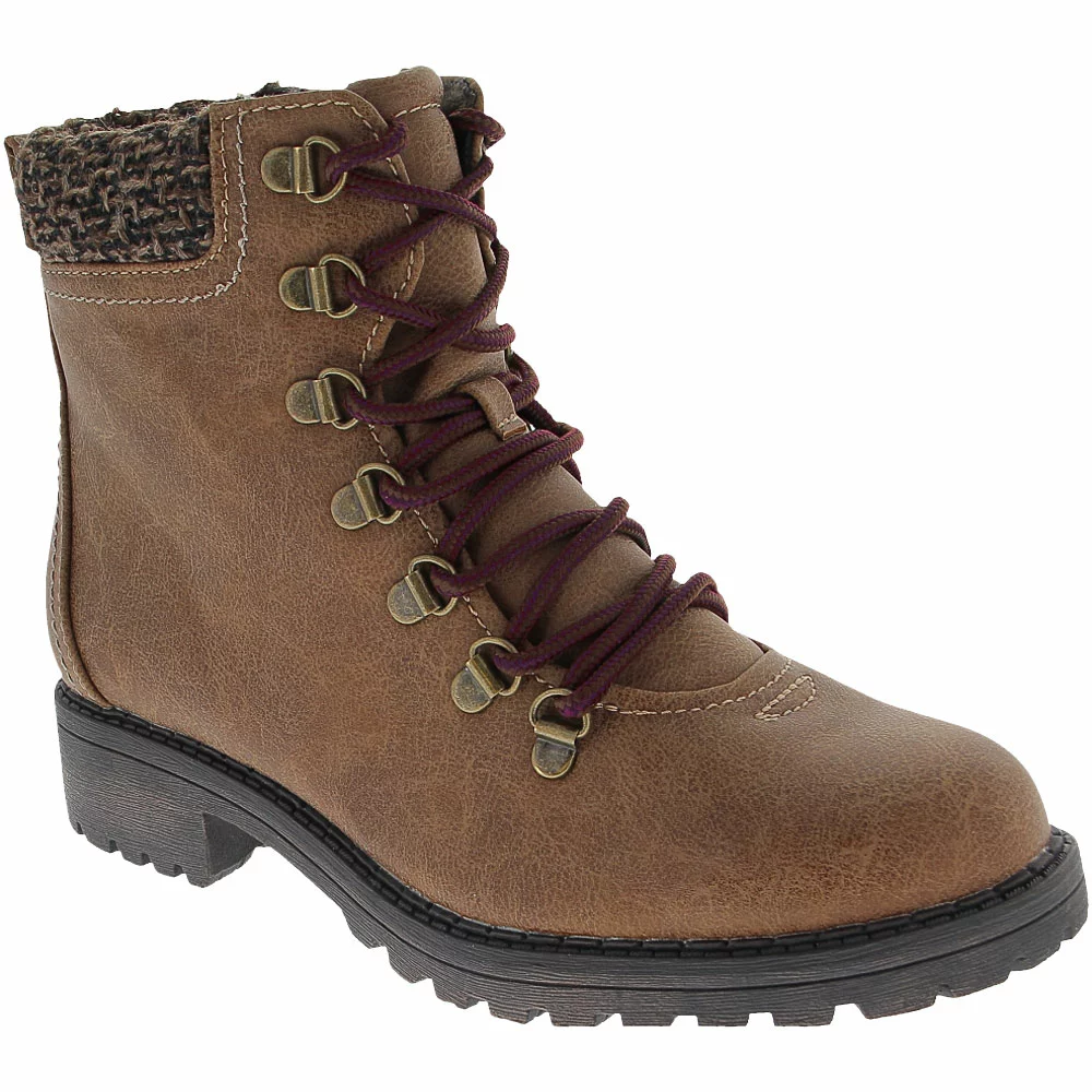 Jellypop Napoleon 1 Casual Boots - Womens Brown Distress - Image 2