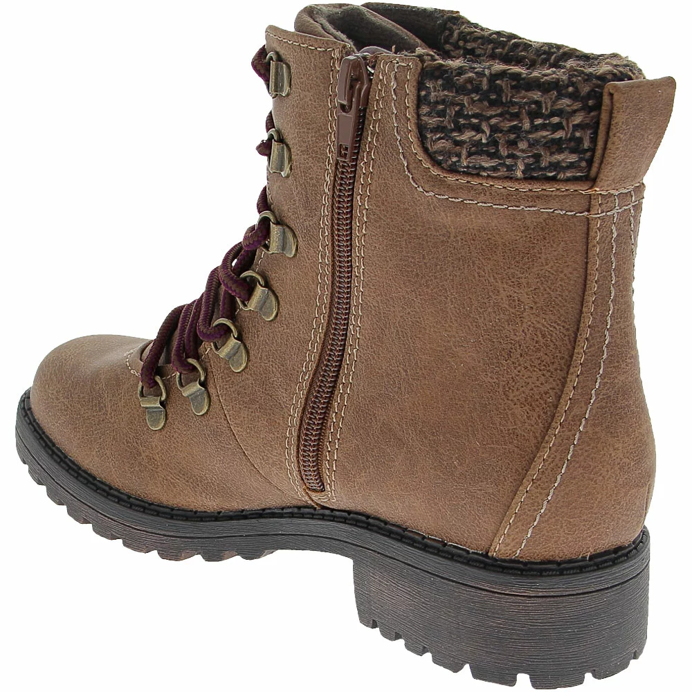 Jellypop Napoleon 1 Casual Boots - Womens Brown Distress - Image 3