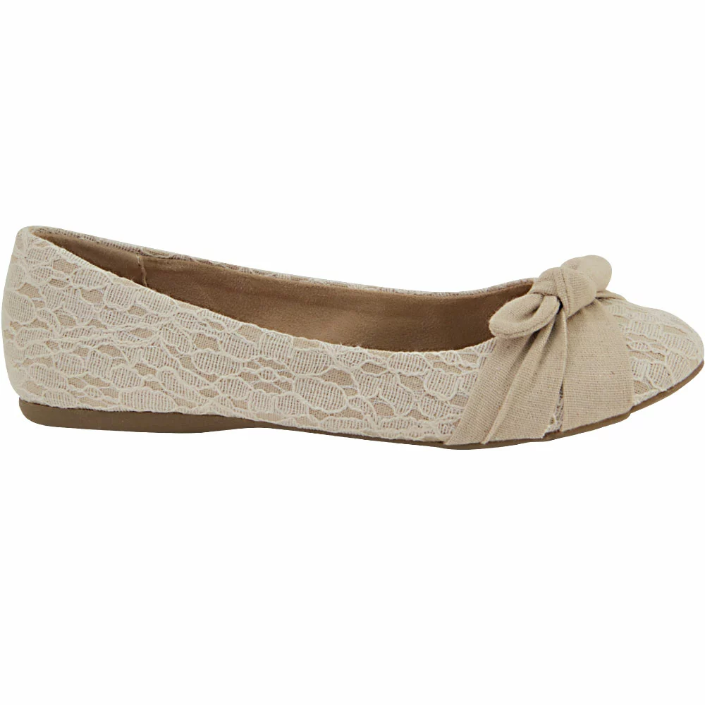 Jellypop Petite Slip On Casual Shoes - Womens Natural