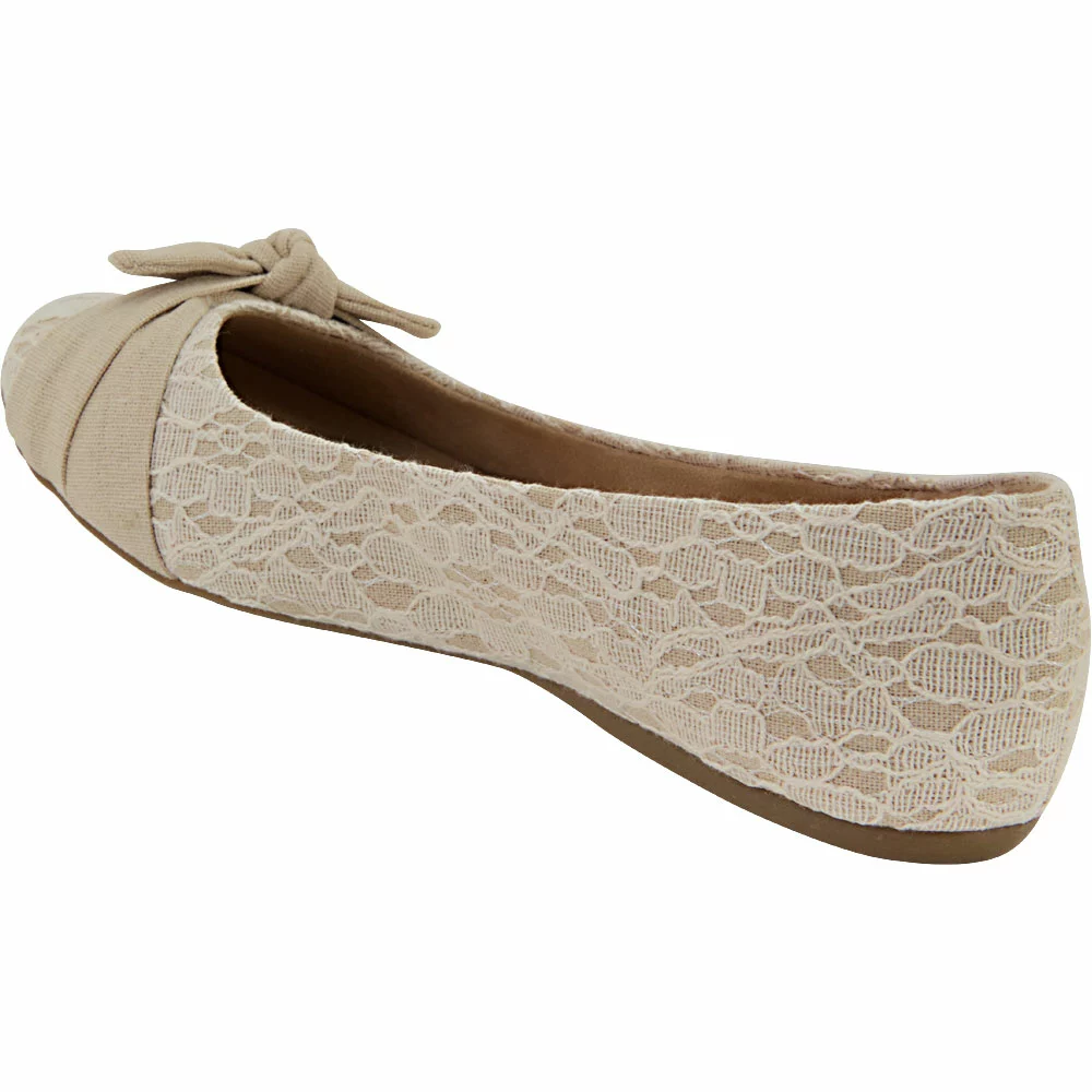 Jellypop Petite Slip On Casual Shoes - Womens Natural - Image 3
