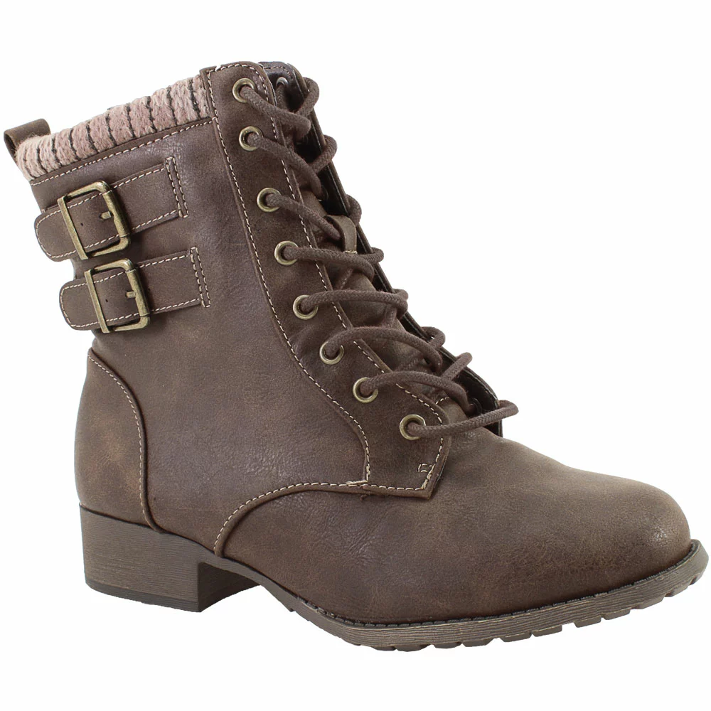 Jellypop Plucky Casual Boots - Womens Dark Brown Smooth - Image 2