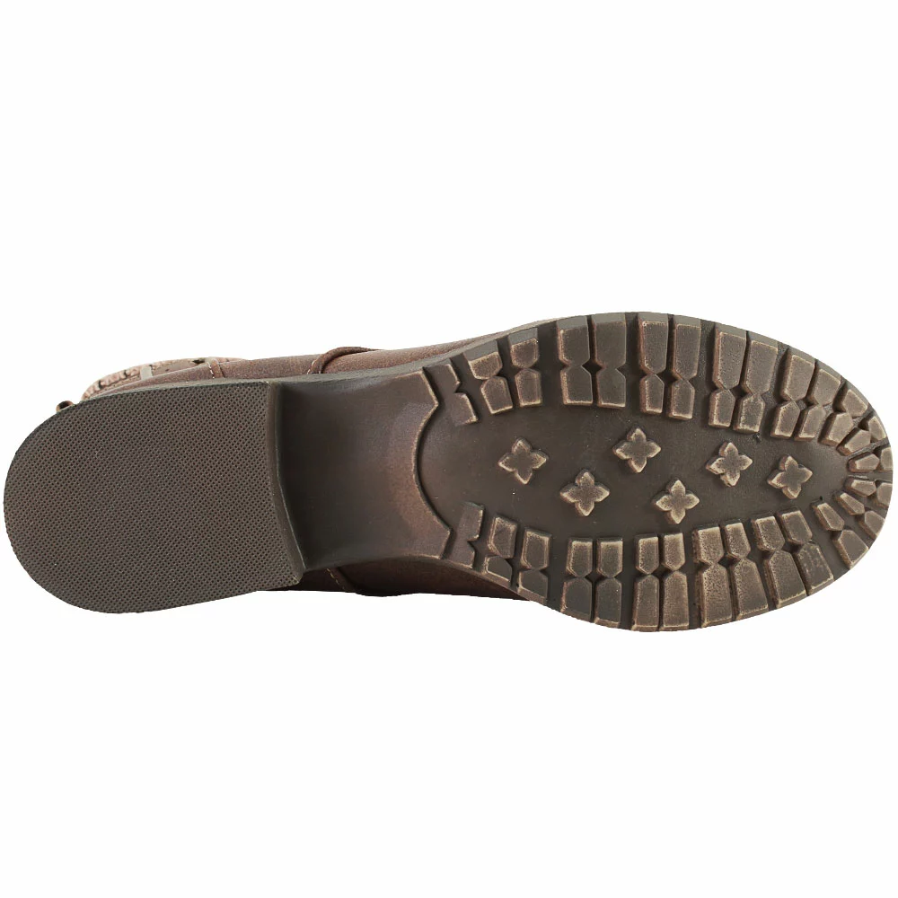 Jellypop Plucky Casual Boots - Womens Dark Brown Smooth - Image 4