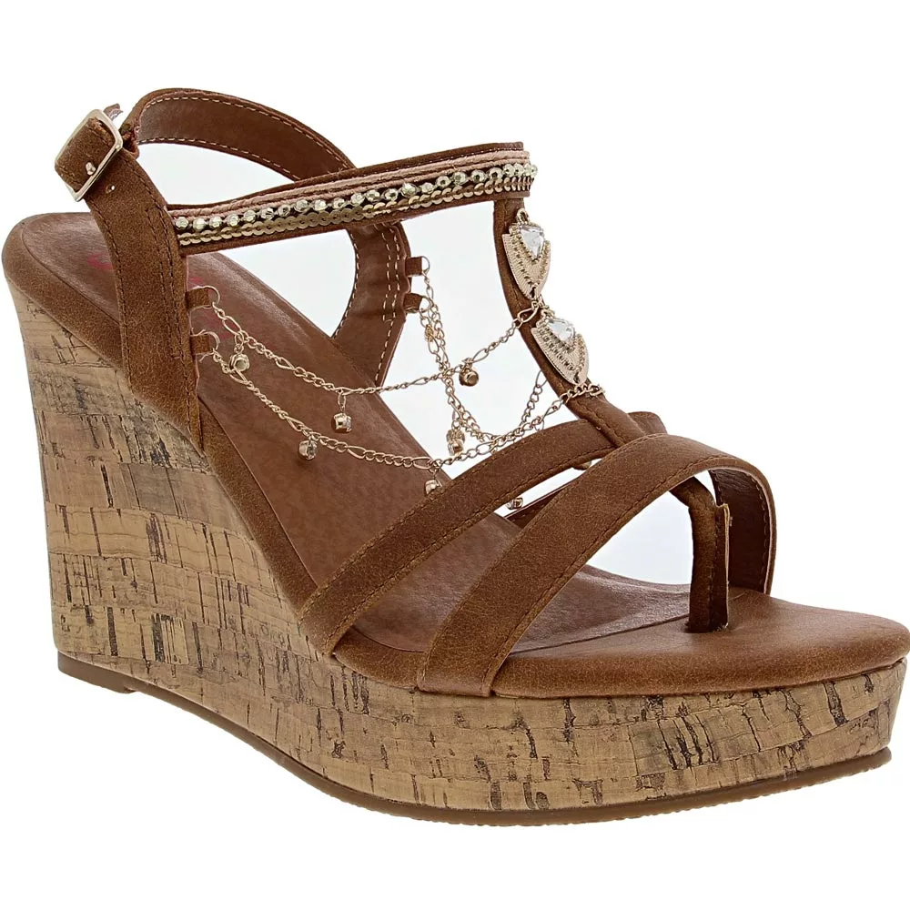 Jellypop Raziel Sandals - Womens Cognac - Image 2