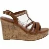 Jellypop Raziel Sandals - Womens Cognac
