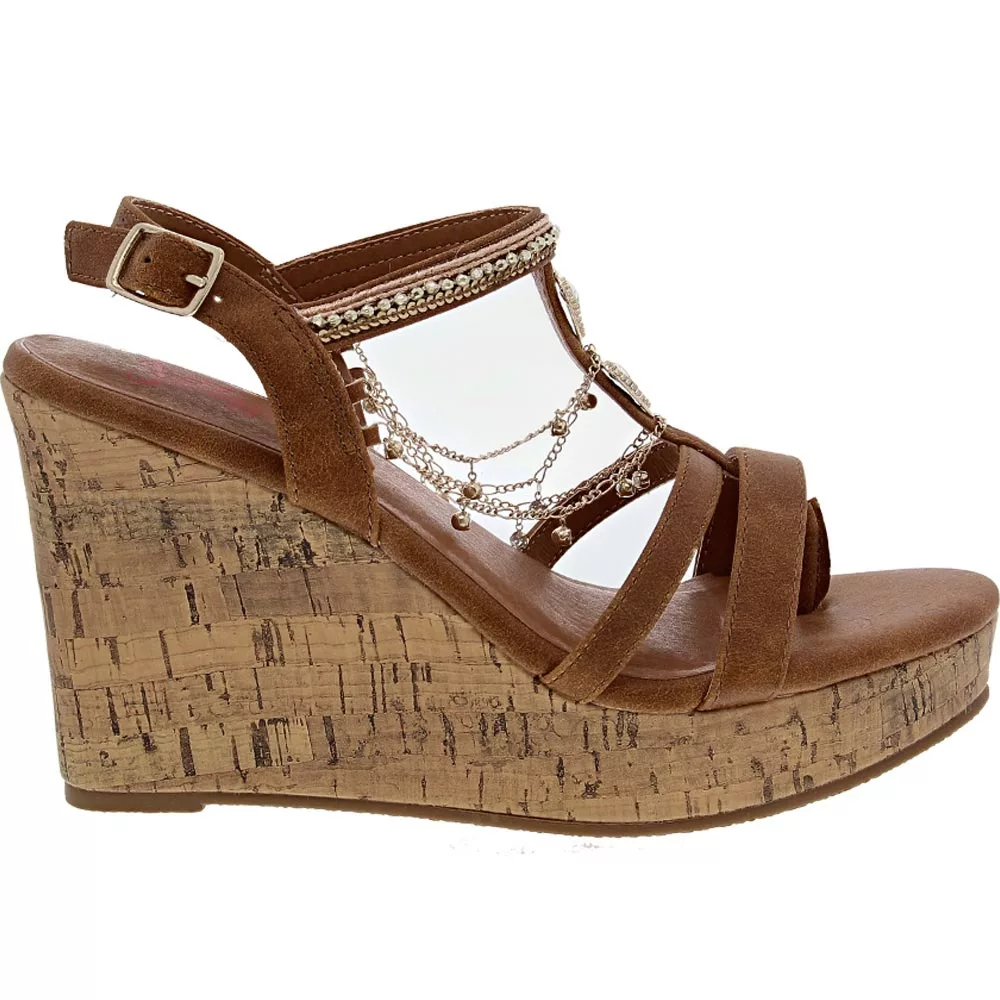 Jellypop Raziel Sandals - Womens Cognac