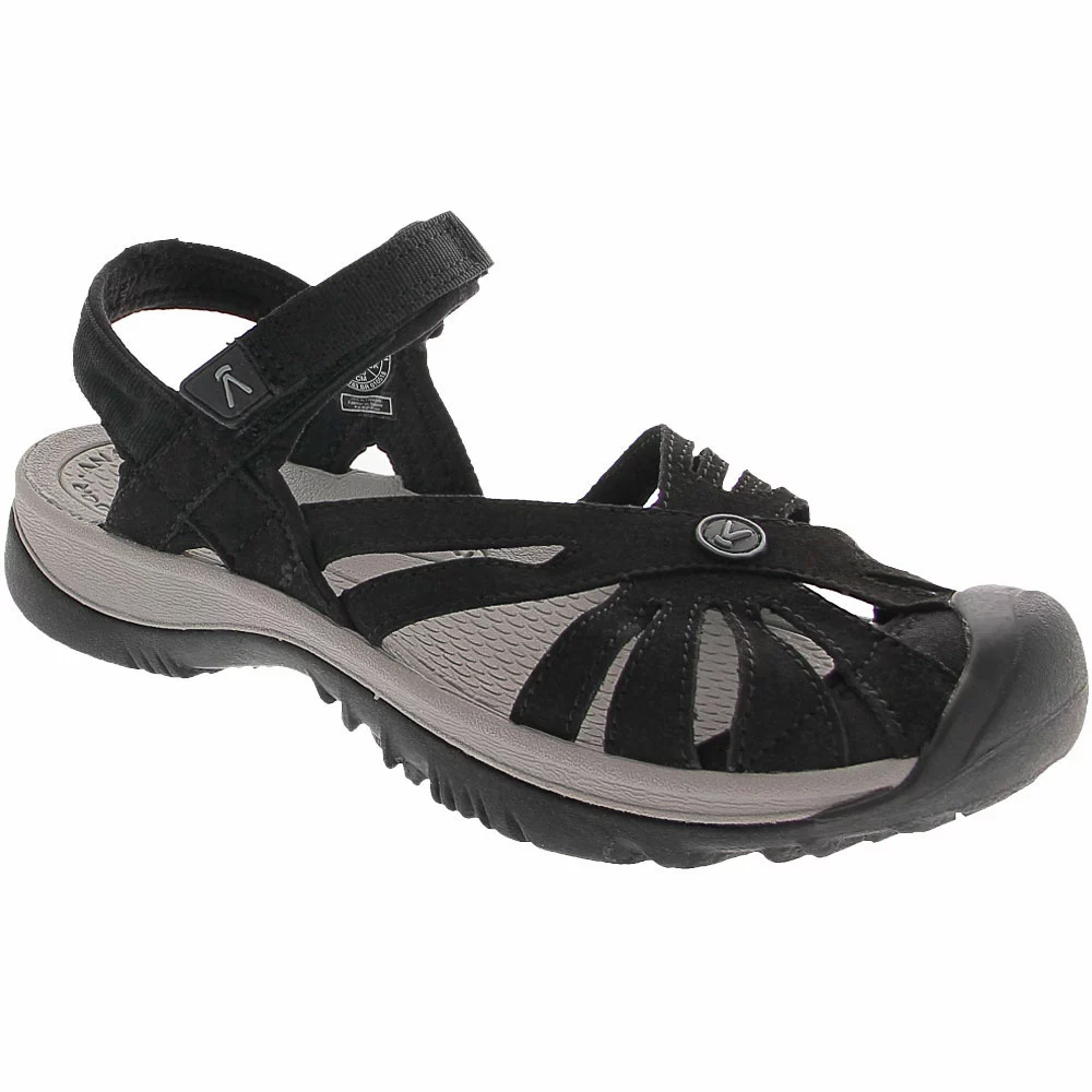 KEEN Rose Sandals - Womens Black Neutral Gray - Image 2