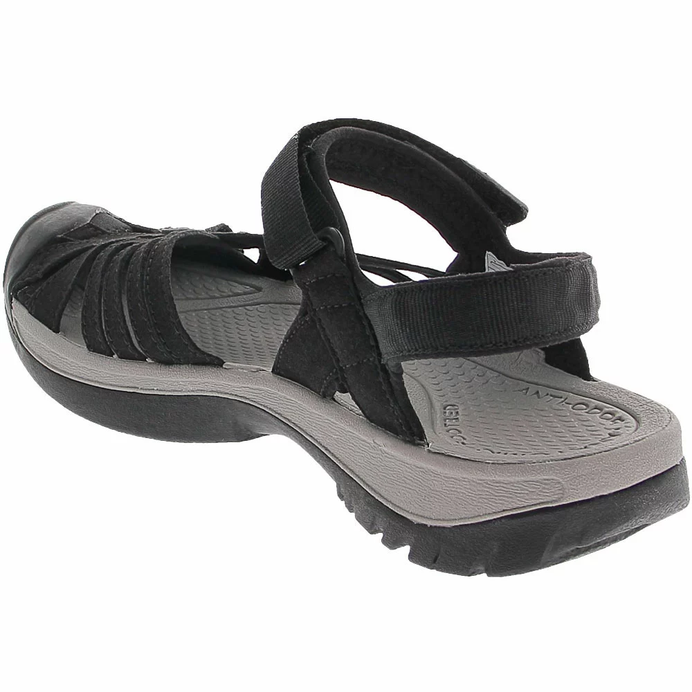KEEN Rose Sandals - Womens Black Neutral Gray - Image 3