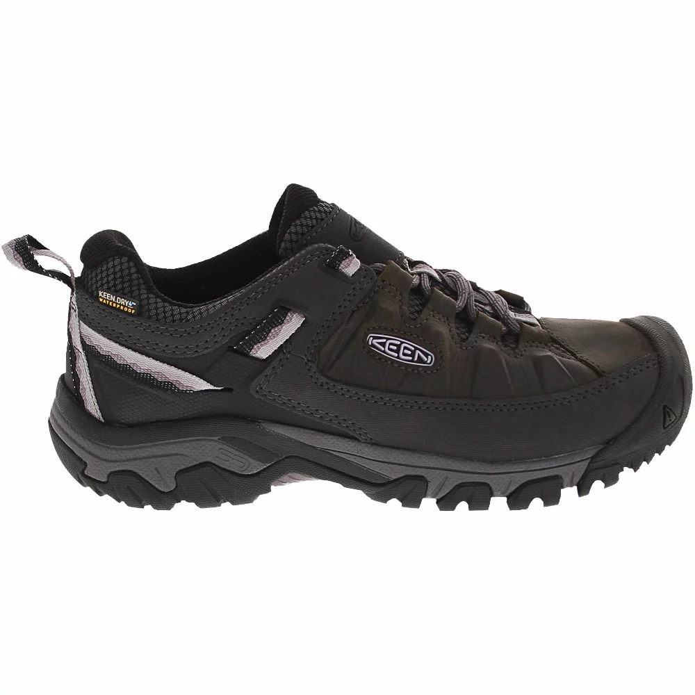KEEN Targhee III Waterproof Womens Hiking Shoes Black Thistle