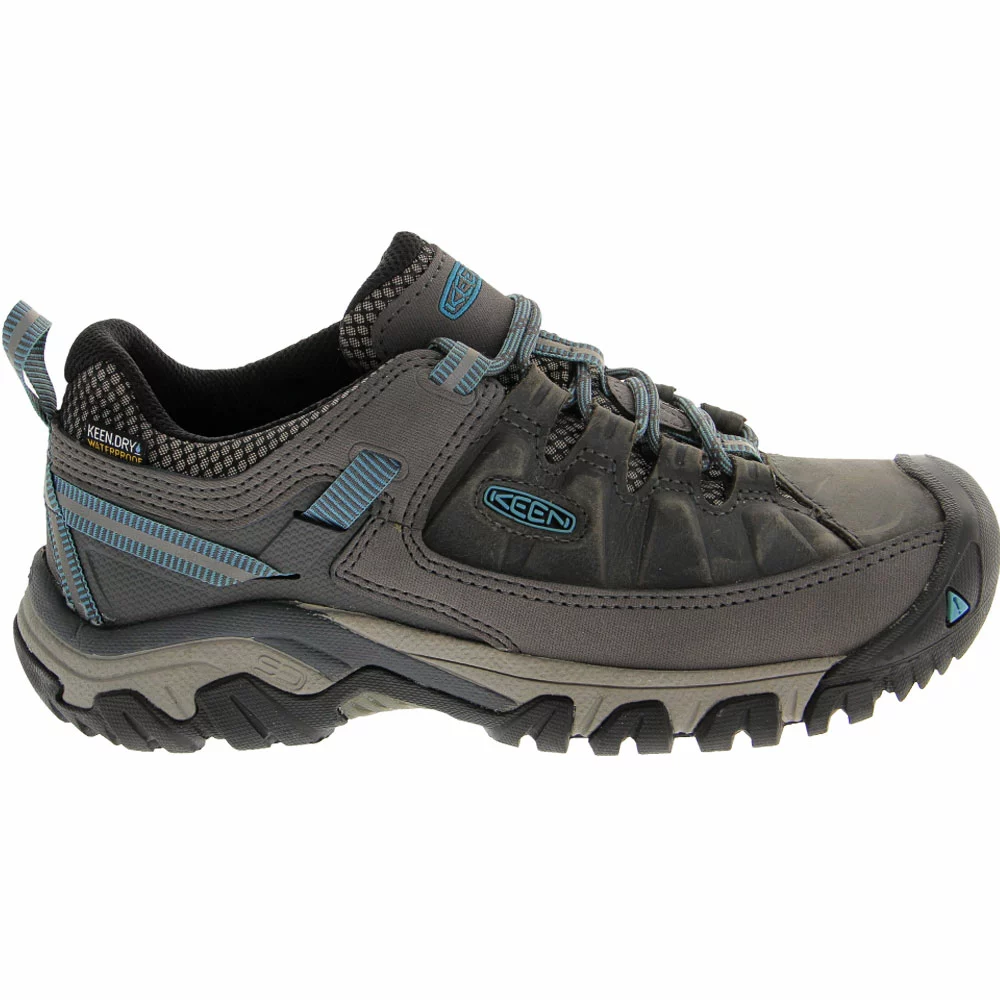 KEEN Targhee III Waterproof Womens Hiking Shoes Magnet Smoke Blue