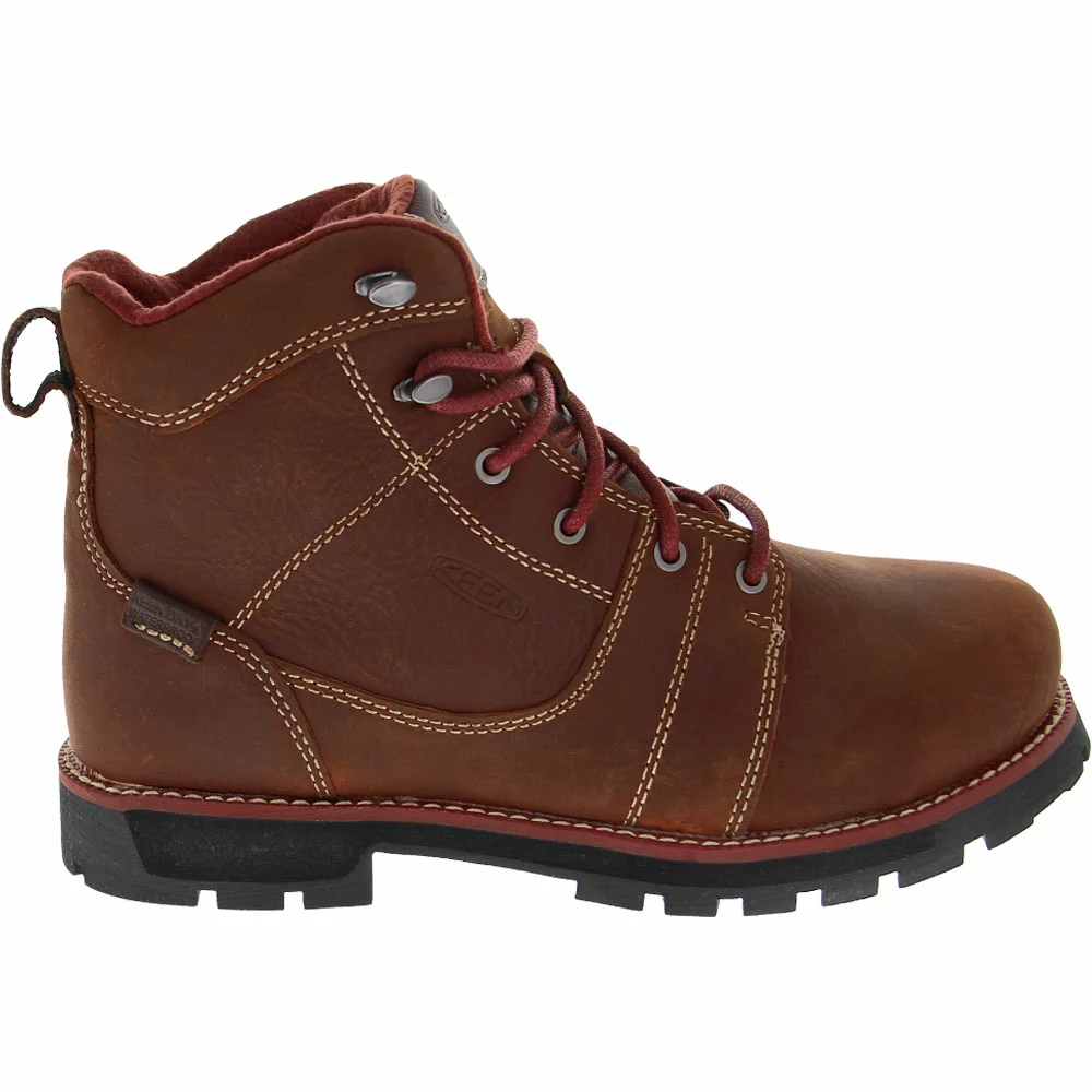 KEEN Utility Boots KEEN Utility Seattle H2O Safety Toe Work Boots - Womens Gingerbread Black
