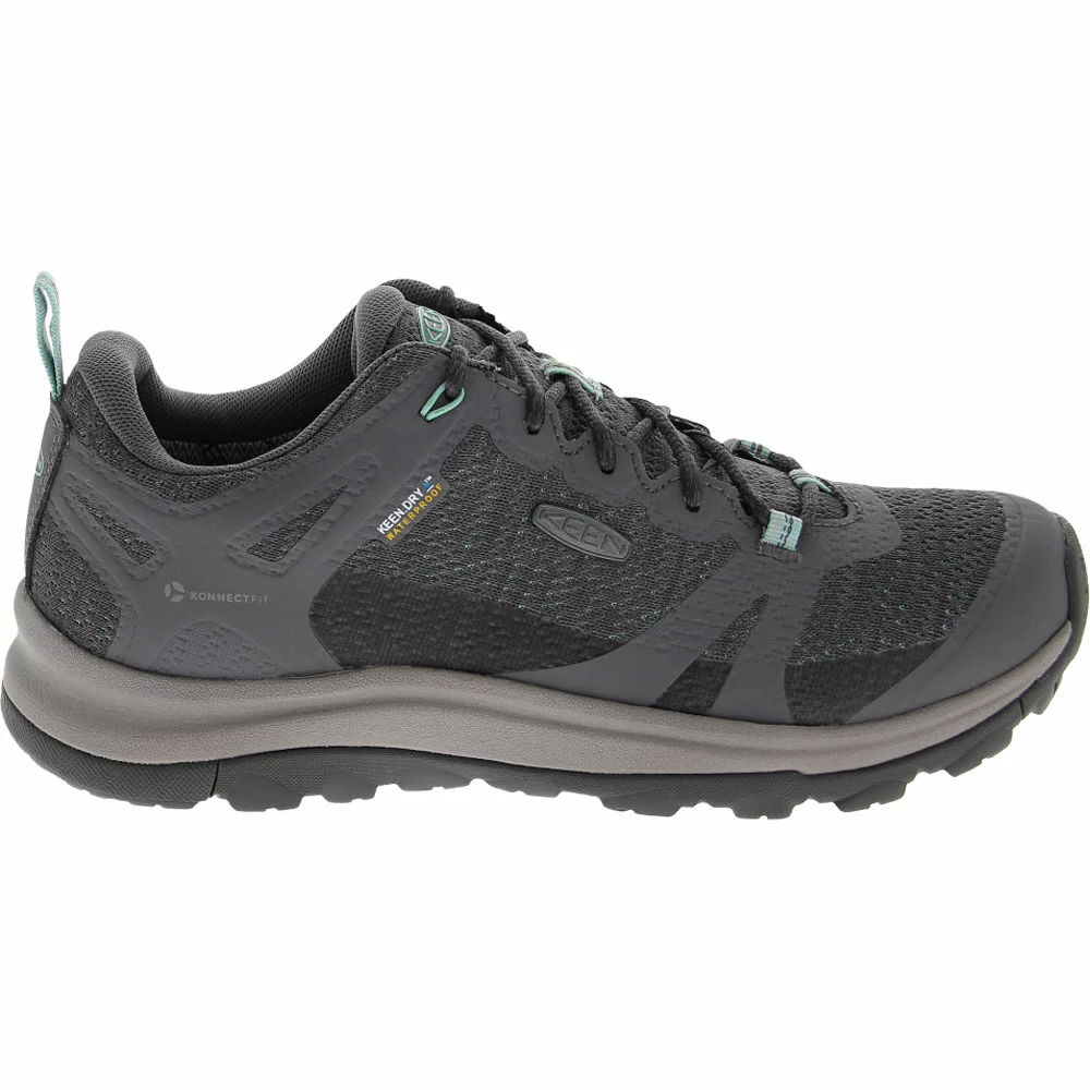 KEEN Terradora 2 Wp Waterproof Hiking Shoes - Womens Steel Grey Ocean Wave