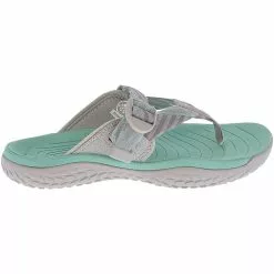 KEEN Solr Toe Post Water Sandals - Womens Light Gray Ocean Wave