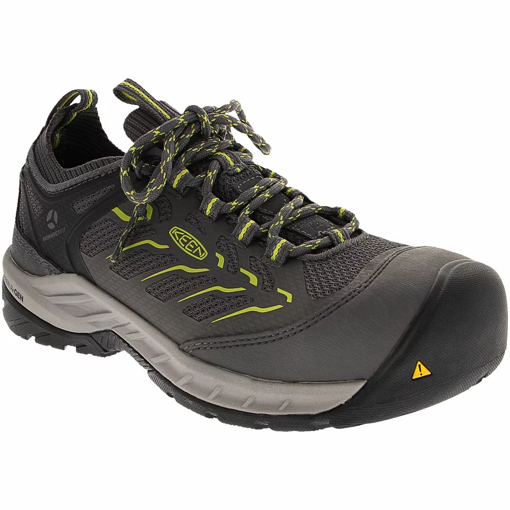 KEEN Utility Boots KEEN Utility Flint 2 Sport Safety Toe Work Boots - Womens Magnet Black - Image 2