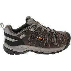 KEEN Utility Boots KEEN Utility Flint 2 Low Safety Toe Work Boots - Womens Cascade Brown Surf Spray