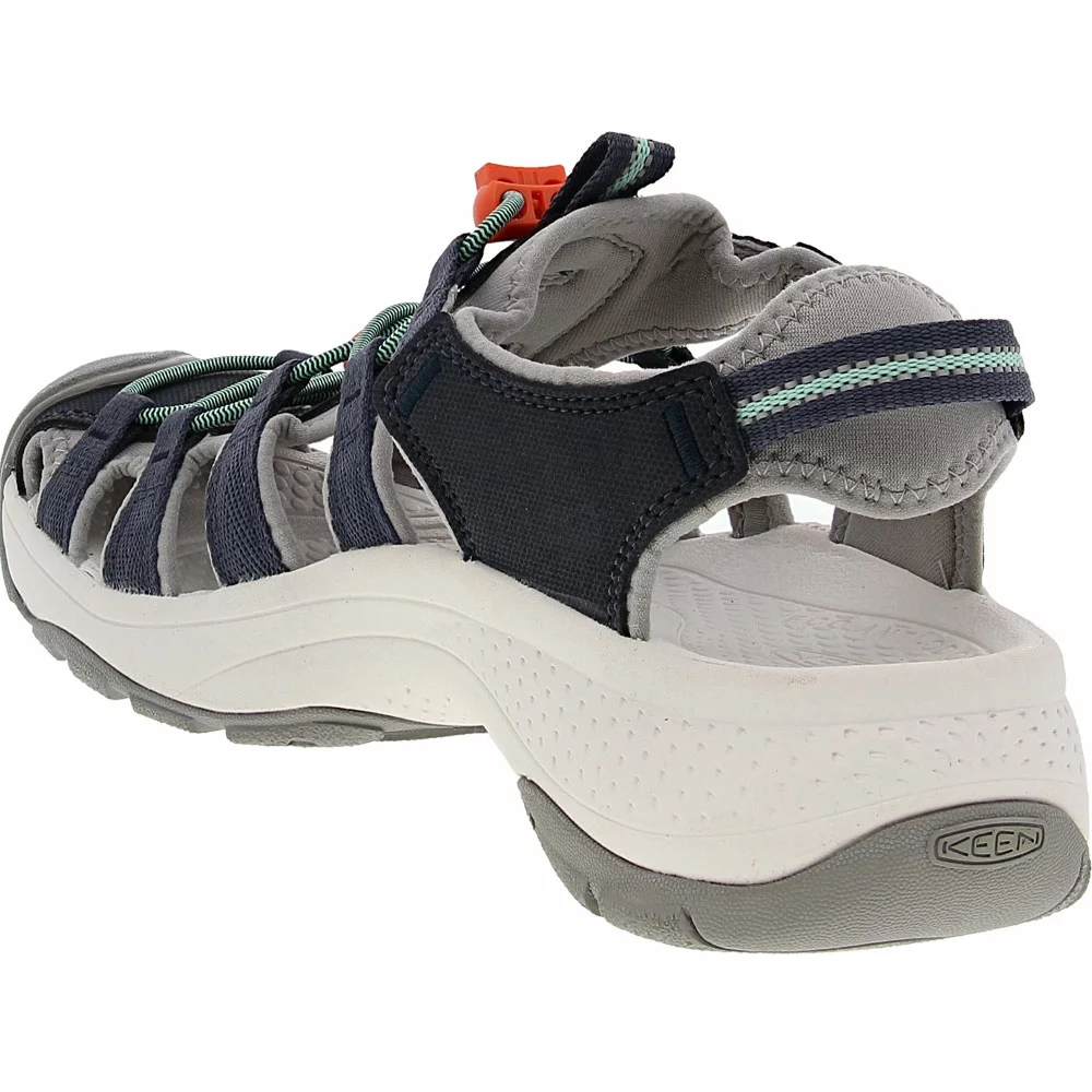 KEEN Astoria West Outdoor Sandals - Womens Navy Beveled Glass - Image 3