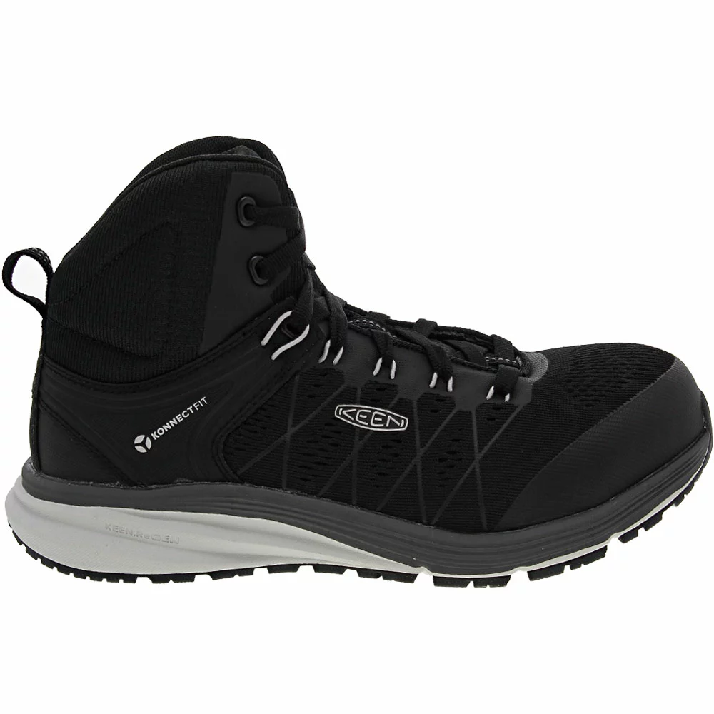 KEEN Utility Boots KEEN Utility Vista Energy Mid Safety Toe Work Shoes - Womens Black