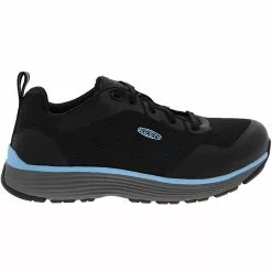 KEEN Utility Boots KEEN Utility Sparta 2 Safety Toe Work Shoes - Womens Airy Blue Black