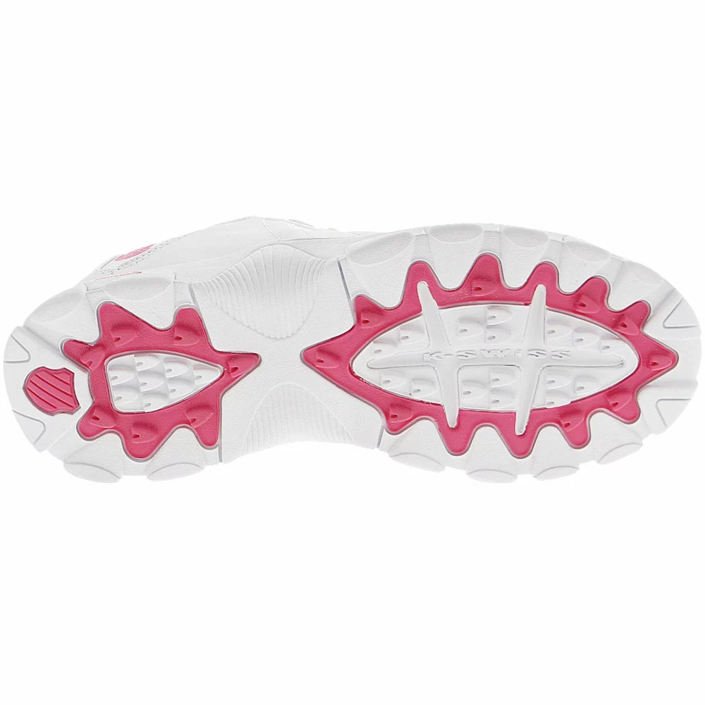 K Swiss St329 Cmf Training Shoes - Womens White Shocking Pink - Image 4