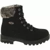 Lugz Empire High Fur Casual Boot - Womens Black Charcoal