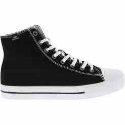 Lugz Stagger Hi Womens Sneakers Black White