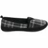 Mia Adri Slip On Casual Shoes - Womens Black Plaid
