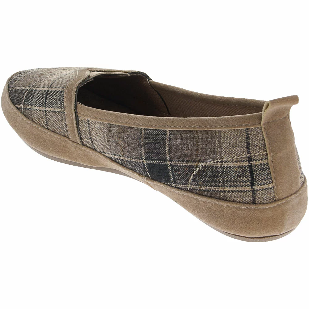 Mia Adri Slip On Casual Shoes - Womens Natural Plaid - Image 3