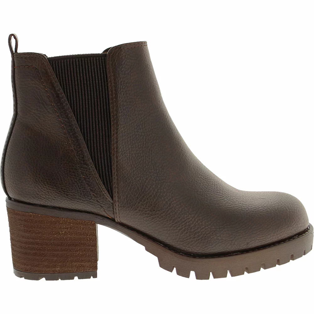 Mia Jody Ankle Boots - Womens Chocolate