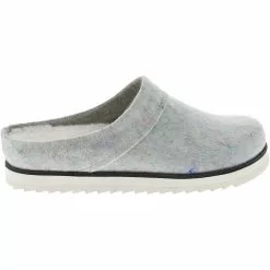 Merrell Juno Clog Wool Slip On Casual Shoes - Womens Silver