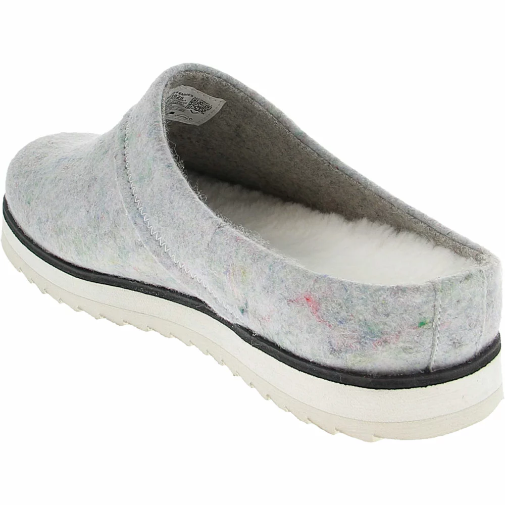 Merrell Juno Clog Wool Slip On Casual Shoes - Womens Silver - Image 3