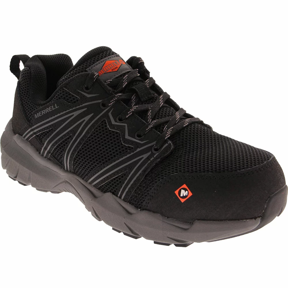 Merrell Work Fullbench Superlite Safety Toe Work Shoes - Womens Black - Image 2